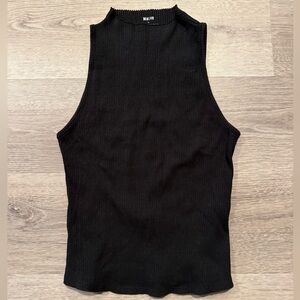 MAEVE Anthropologie ribbed high neck tank top Size Small